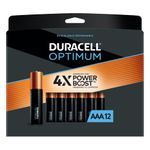 Duracell Optimum Aaa Alkaline Batteries Long Lasting 1.5v Triple a Battery 12 Count