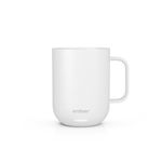 New Ember Temperature-Control Smart Mug 2, 295 ml, White, 1.5-hr Battery Life – App-Controlled Heated Coffee Mug – Improved Design