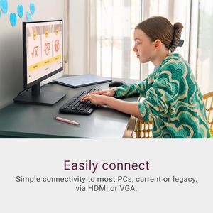 Dell 22" Full HD Monitor – 100Hz VA, HDMI/VGA, VESA, 3-Year Warranty, Black