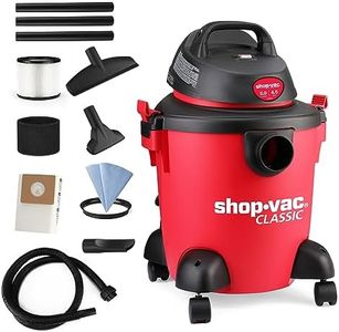 Shop-Vac 5 Gallon 4.5 Peak HP Wet/Dry Vacuum, Portable Heavy-Duty Shop Vacuum 3 in 1 Function with Attachments for House, Garage, Car & Workshop, 5971536