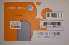 At&t Nano SIM Card & Iphone Eject Pin for Iphone 5, 5c, 5s, 6, 6 Plus,ipad Air