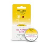 Weleda Baby All Purpose Balm, Baby Balm, Calendula Balm, Recommended by Midwives, Fragrance Free, Dermatologically Tested, Gentle Protection, 100% Certified Natural, 25g