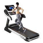 LET'S PLAY Automatic Treadmill For Home Use 3.Hp Ac Motor (Peak 6 Hp) Bluetooth Speaker Semi Commercial Running Machine With Extra Suspension Technology, Auto Inclination, 5 Years Warranty