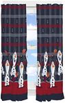 Franco Kids Window Curtain Panels Drapes Set, 82 in x 63 in, Disney Frozen 2 Olaf