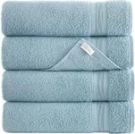 Blue Bath Towels 27" x 54" Quick-Dr