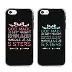 Cute BFF Phone Cases - God Made Us Best Friends Phone Covers for iphone 6s, iphone 6.birthday gift, best friends gift.