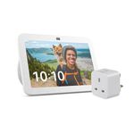 Echo Show 8 (3rd generation) | Glacier White + Sengled Smart Plug, Works with Alexa - Smart Home Starter Kit