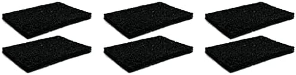 Nispira Activated Charcoal Odor Filter Refills Deodorizers Compatible with Simplehuman Filter Case Trash Cans, 6 Packs