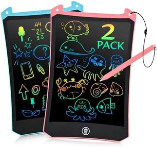 EooCoo Toys for Girls Boys Toddles, 2 Pack Writing Tablet for Kids, 8.5 inch Toddler Travel Essentials, Drawing Board No Mess Coloring Books for Toddlers, Kids Toys in Car, Educational Learning Toys