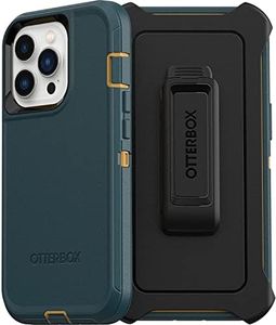 OTTERBOX Defender Series SCREENLESS Edition Case for iPhone 13 Pro (ONLY) Polycarbonate Shell Synthetic Rubber slipcover Polycarbonate Holster, with Kickstand - Hunter Green