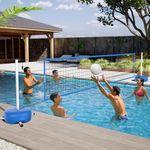 Patiassy Pool Volleyball Net Set wi