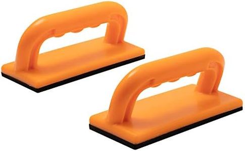 Safety Push Block 2 Pack, Safety Orange Color for High Visibility Ideal for Use On Router Tables, Jointers, Shapers and Band Saws