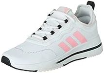 adidas Womens Comfort Runner White/Beam Pink/Almost Pink 6