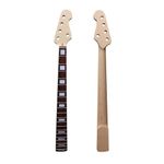 WUQIMUSC Maple Bass Guitar Neck 20 Fret 34 inch replacement for 5 String P Bass Neck rosewood fretboard