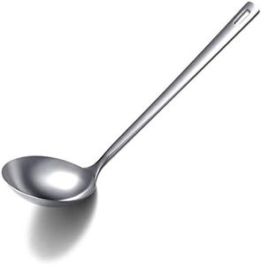 Berglander Stainless Steel Ladle, Soup Ladle, Cooking Ladle, Kitchen Ladle, Metal Soup Spoon for Cooking Non-Stick and Heat Resistant, Dishwasher Safe, Easy to Clean