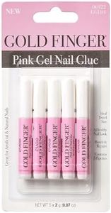 Kiss Pink Gel Nail Glue (IBGL04) (2 Pack)