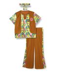 Amscan 9906996 - 1960's Men's Psychedelic Hippy Man Adults Fancy Dress Costume Size: Standard