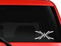 Ancient Assyrian Symbol car truck SUV mac book laptop tool box wall window decal sticker approx. 5 inches white