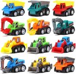 Pull Back Car, 12 Pcs Mini Truck To