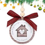 GEEHUA New House Warming Gifts, 2024 Christmas Decoration Gifts New Home Housewarming Wooden New Beginning Tags New Memories Gift Xmas Tree Hanging Ornaments for Home Decor