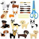 Puppy Sewing Kit for Kids,DIY Crafting Animal Felt Plushie, Sewing Kit Sewing Kit for Kids, make your own stuffed animal kit for Boys and Girls, Educational Beginners Sewing Set for 8-12 Years Old