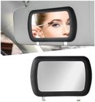 Yourkar Car Sun Visor Vanity Mirror, Clip on Rear View Sun Visor Makeup Mirror for Auto, Practical Sun-Shading Cosmetic Mirror for Women Girls, Universal Interior Car Accessories