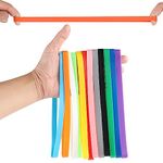 Amaxiu Large Silicone Rubber Bands, 12 Pcs Colorful Big Elastic Bands 20 cm Wide Rubber Bands Jumbo Rubber Bands for Books Trash Can Cords Boxes(can stretch to 40 cm)