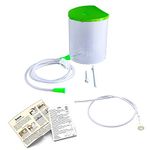 Widely Pure PVC Enema kit satvik 1500ml, 1 silicon tube, 2 nozzles, 1 clamp, 1 enema tube, 1 Enema Colon tip with user manual