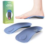 Plantar Fasciitis Arch Support Inserts - Welnove 3/4 Heel Cushion Cups with Metatarsal Pad,Heel Support Insoles for Lower Back,Knee, Heel,Plantar Fascia,Flat Feet,Shoe Inserts for Women 6-10