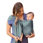 Moby Ring Sling Wrap Carrier | Hands-Free, Versatile Support Wrap for Mothers, Fathers, and Caregivers | Breathable, Baby Wrap Carrier for Newborns, Infants & Toddlers | Supports 8-33 lbs