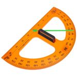 STOBOK Teaching Protractor Tool Whiteboard Large Protractor Dry Erase Teaching Supply Child Ruler Set Giant