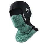 Sunscreen Face Cover - UV Protection Neck Gaiter,Face Balaclava Cover, Balaclava Face Coverings UV Protection for Cycling Fishing Running, Unisex Green