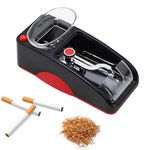 Cigarette Rolling Machine Electric Cigarette Tobacco Rolling Automatic Roller Maker Mini Tobacco Roller Maker Cigarette Maker DIY Smoking Tool for Cigarette Making (Red)