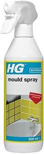 HG Mould Spray & Remover for Kitchen / Bathroom Tiles, Grout & Sealer 500ml (3 Sprays)
