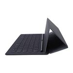 Smart Keyboard for iPad Pro 12.9in 1st / 2nd Gen (2015-2017), Portable Tablet Intelligent Carrying Foldable Ultra-Slim Folio Case Keyboard with 64 Keys Gray