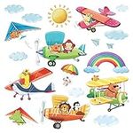DECOWALL DS-8026 Animal Airplanes K