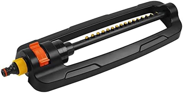 SolaDirect 16 Jet Nozzles Oscillating Sprinkler Watering for Garden Lawn Grass