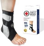 Doctor Developed Ankle Brace for Sprained Ankle, Support Stabilizer Splint for Injured Foot – Foot Brace/ Achilles & Peroneal Tendonitis – Ankle Brace For Women / Men (Small, Single, Right)