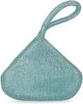 Jessica McClintock womens Staci Mesh Wristlet Pouch, Teal, One Size