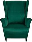 Wingback Chair Slipcover 2 Piece Ve