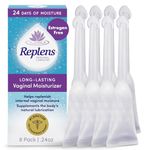 Replens Long-Lasting Vaginal Moisturizer, 0.24 OZ, 8 Count (Pack of 2)