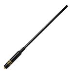 TWAYRADIO Two Way Radio Handheld Antenna, Dual Band VHF UHF Telescopic SMA-Female Aerial, Compatible with Baofeng UV-5R UV-82 888S BF-F8HP GT-3 KENWOOD Retevis TYT Ham Amateur Walkie Talkie