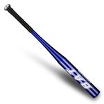 34 Inch Aluminium Baseball Bat Sport Baseball Bat Bar Stick Metal Waterproof Anti Slip Handle Silver For Training and Practise (Blue)