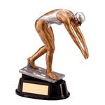 Personalised Engraved Motion Extreme Female Swimming Trophy Free Engraving