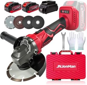 20V Cordless Brushless Angle Grinder Kit - Power Electric Cut Off Tool