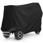 Newthinking Mobility Scooter Cover 140×66×91cm, 210D Oxford Fabric Waterproof Disability Scooter Covers with Storage Bag, Anti Dust Waterproof ATV Scooter Protection Cover for Outside Storage