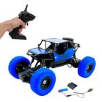 ToysEpic Rock Crawler Remote Control car, Off-Road Rechargeable Truck for Boys, 1:18 Scale, 5 Functions car, High-Speed RC Car Toy for Boys Best Gift for Kids