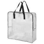 Ikea DIMPA Storage bag, durable & transparent 65x22x65 cm [Easy to keep clean – just rinse and dry]