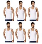 Rupa Frontline Men's Solid Regular Fit (Frontline Vest_White 95)