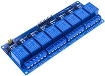 REES52 12V 10A 8-Channel Relay Module Optocoupler Low Level Triger For Compatible With Arduino Uno Board